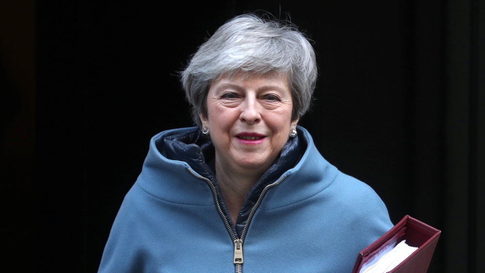 Britain''s Prime Minister Theresa May is seen outside Downing Street in London