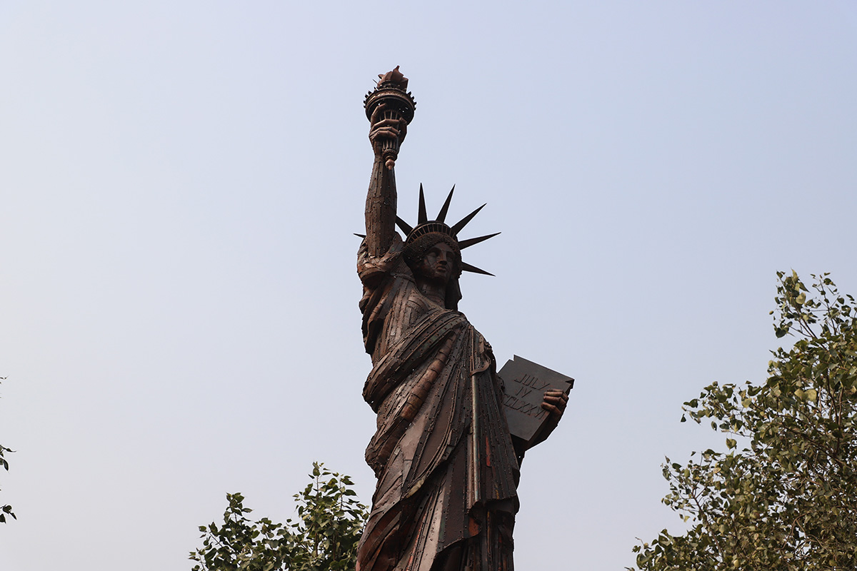 Waste-to-Art: Delhi’s eco-friendly replicas of Seven Wonders grab eyeballs