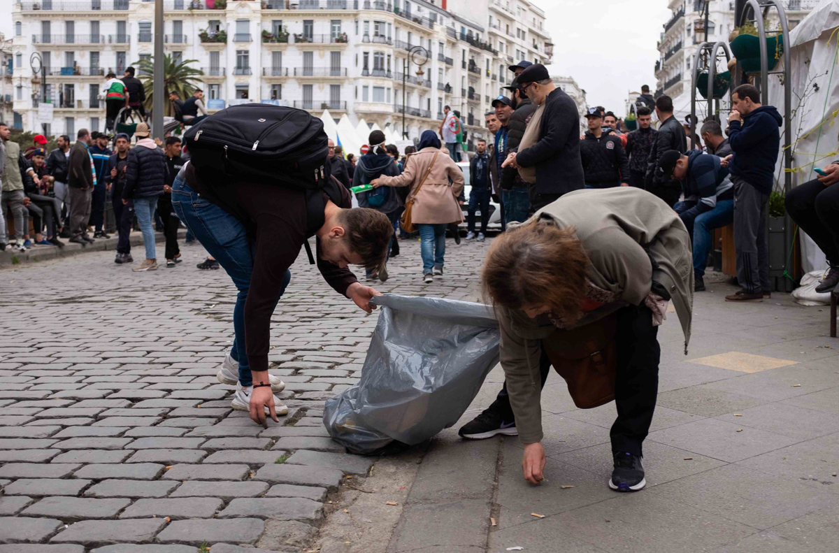 algeria protests [Ahmed Belghit/Al Jazeera]