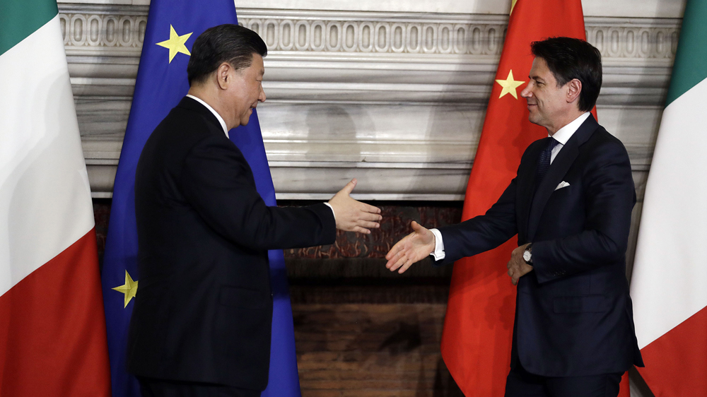 Xi Jinping Giuseppe Conte Belt and Road China