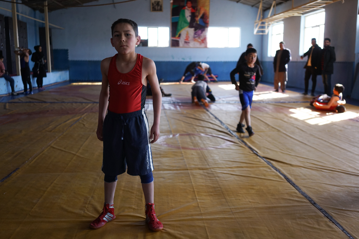 wrestling club in Kabul [Sorin Furcoi/Al Jazeera]