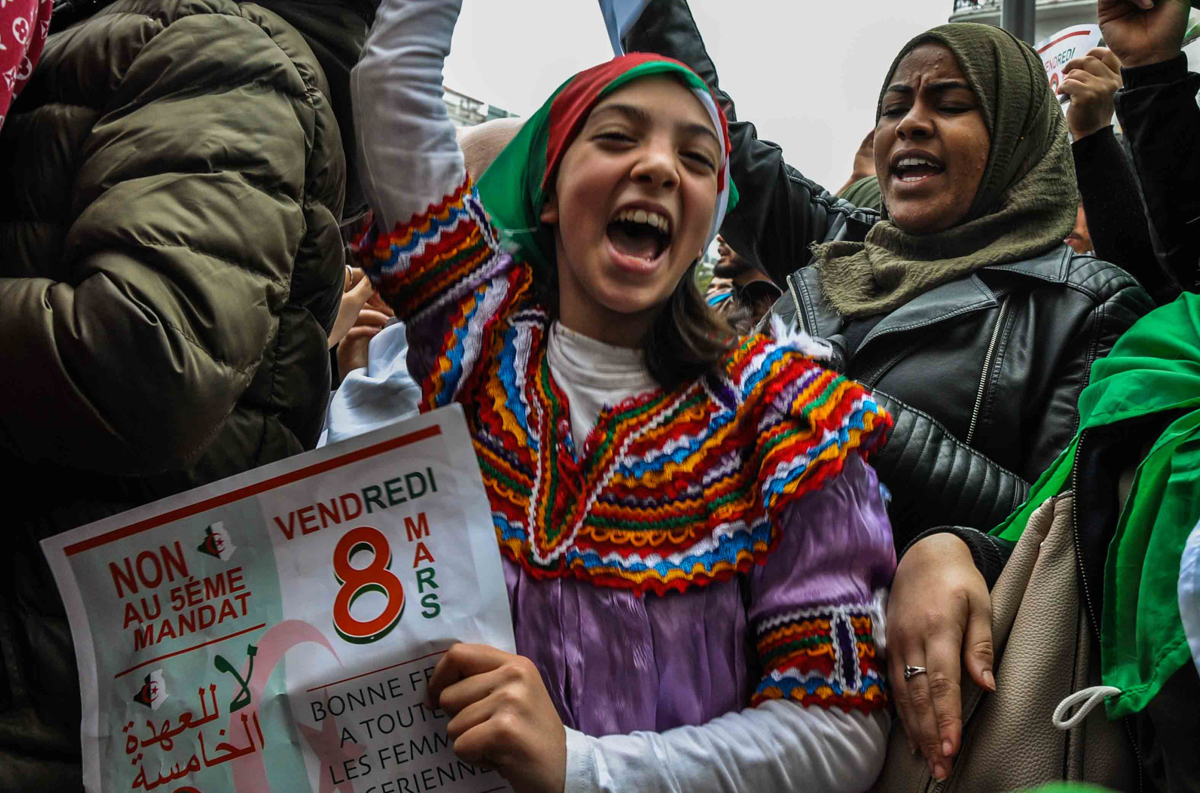 algeria protests [Ahmed Belghit/Al Jazeera]
