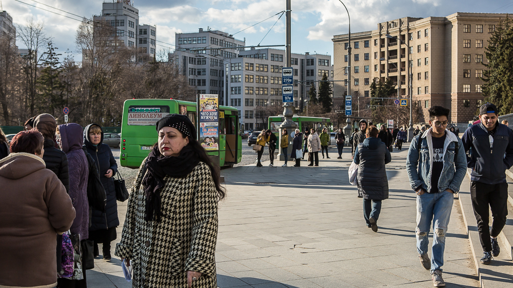 Ukraine elections Kharkiv street