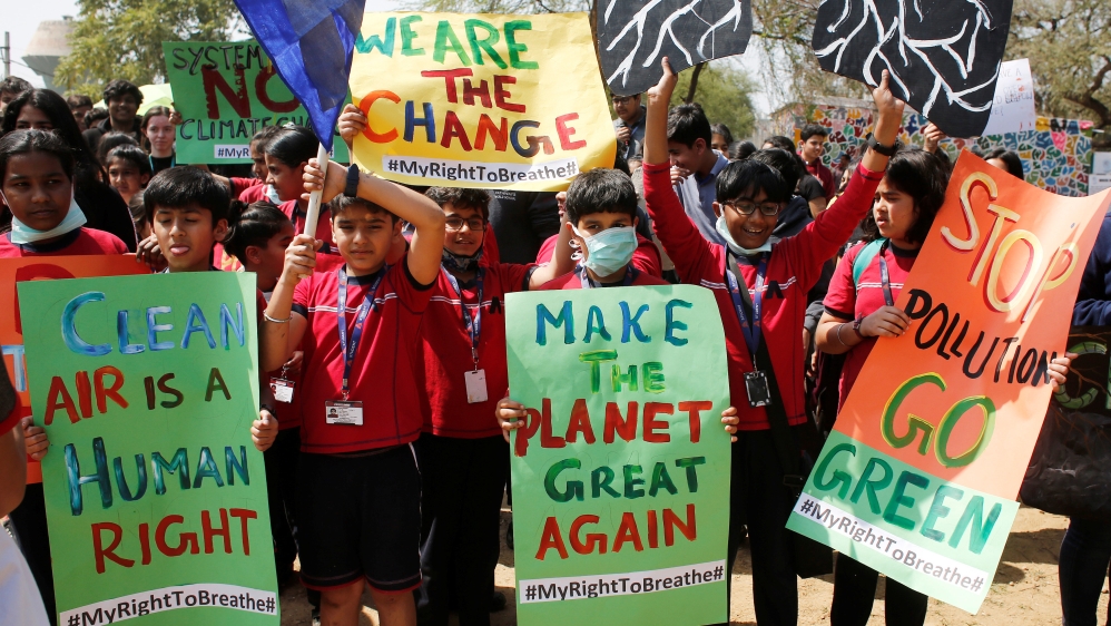 A full transformation of the global economy is needed to forestall a catastrophe, the UN says [Adnan Abidi/Reuters]