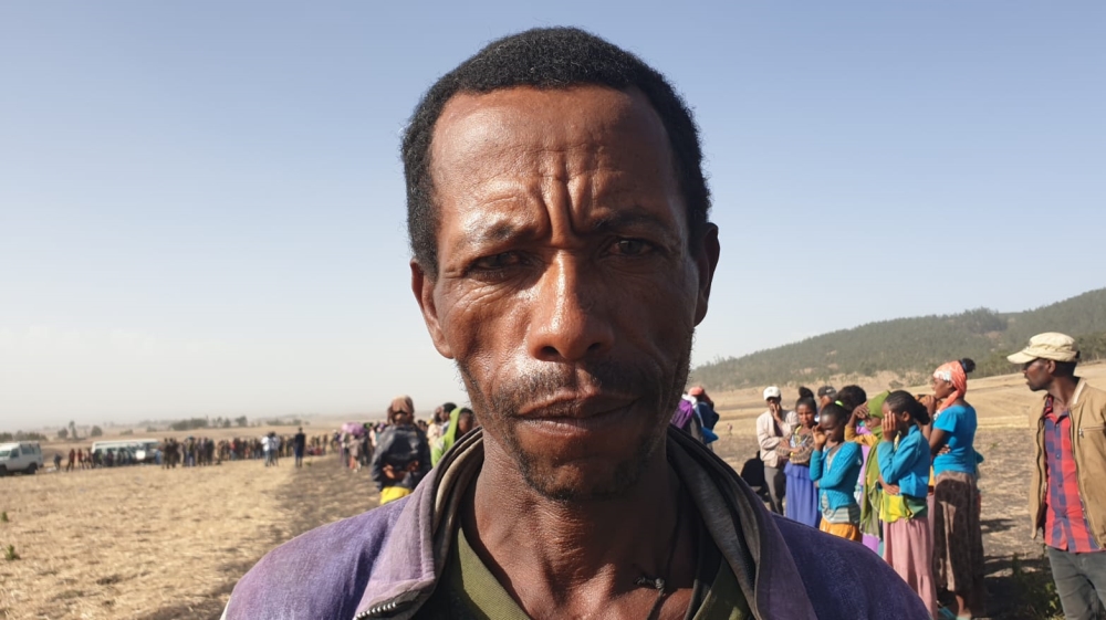 Atlaw Wihib said body parts of the crash's victims 'were burning' [Hamza Mohamed/Al Jazeera]