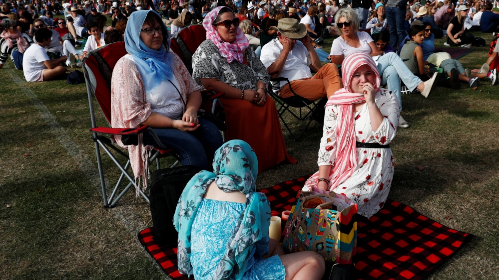 People attend a vigil for victims of the mosque shootings in Christchurch, New Zealand March 24, 2019