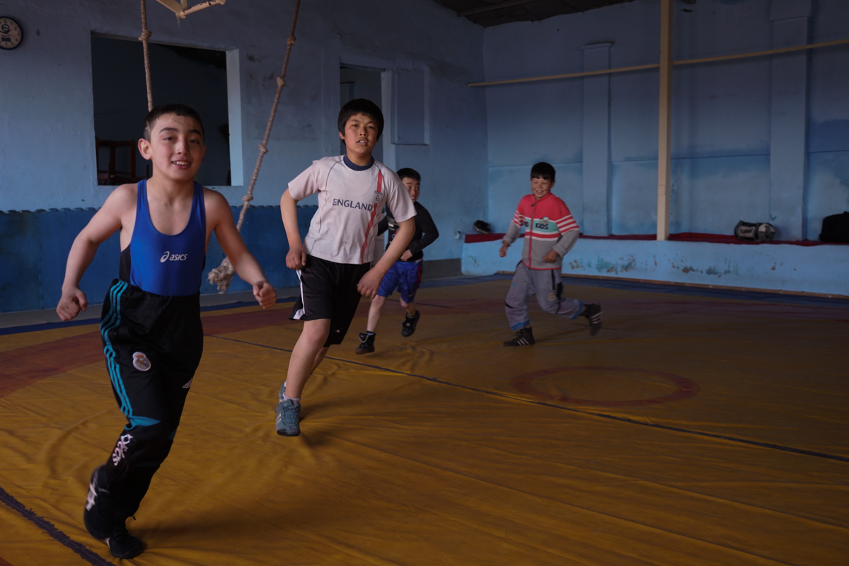 wrestling club in Kabul [Sorin Furcoi/Al Jazeera]
