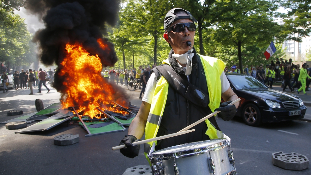 France yellow vest protest