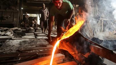 Modi launched 'Make in India' campaign to make the country a manufacturing hub [Amit Dave/Reuters]