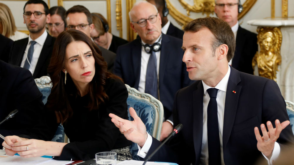 Adren Macron France tech summit Reuters