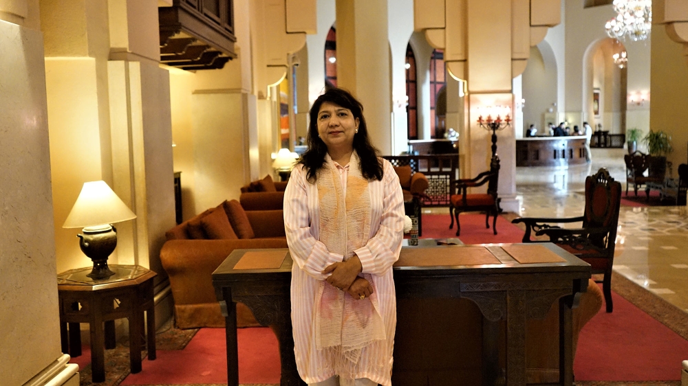 Tayyaba Gul, a polio eradication activist, says some anti-vaxxers in Pakistan believe the campaign is an American plot [Sabrina Toppa/Al Jazeera]