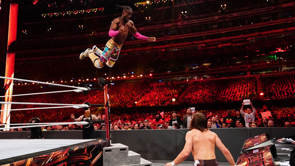 American wrestler Kofi Kingston [Courtesy of WWE]