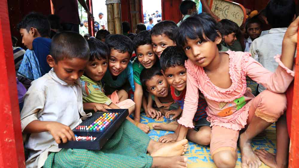 Rohingya children