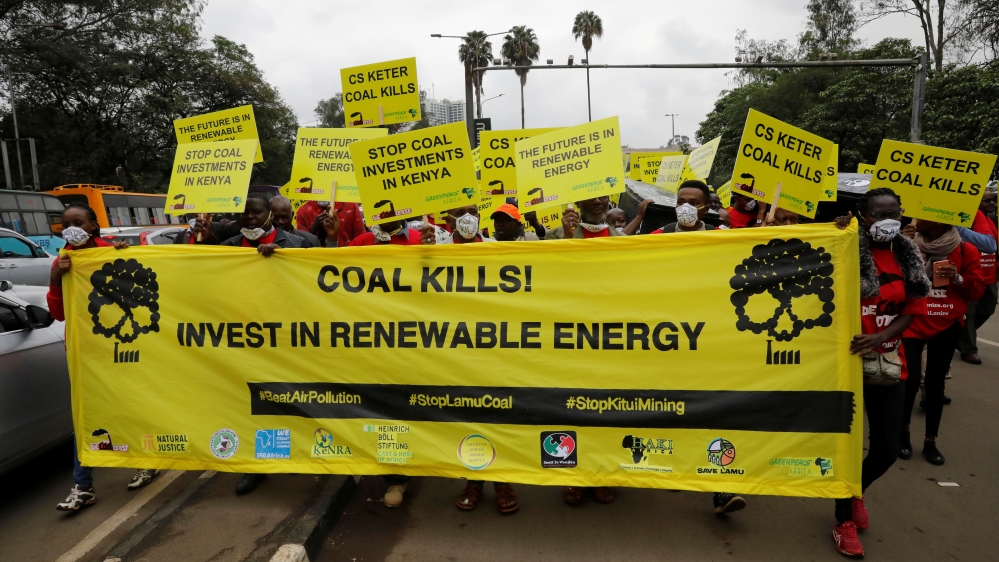 Kenya coal protests