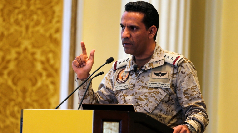 Saudi-led coalition spokesman, Colonel Turki al-Malki