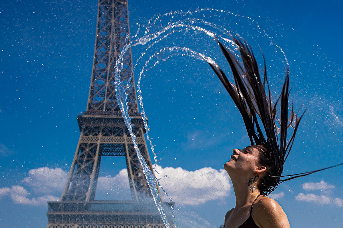 European heatwave in pictures