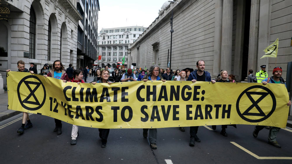 climate protest reuters
