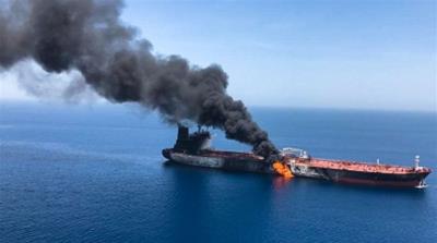 The crude oil tanker Front Altair