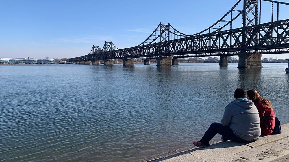 China Dandong bridge