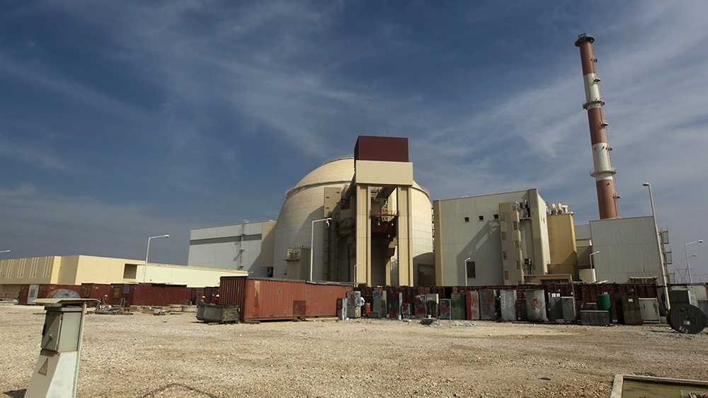 FILE - In this Tuesday, Oct. 26, 2010 file photo, the reactor building of the Bushehr nuclear power plant is seen, just outside the southern city of Bushehr, Iran, Tuesday, Oct. 26, 2010. Iran began l