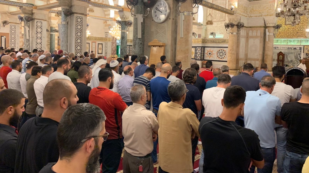 Funeral prayer in absentia for Mohamed Morsi in Jerusalem