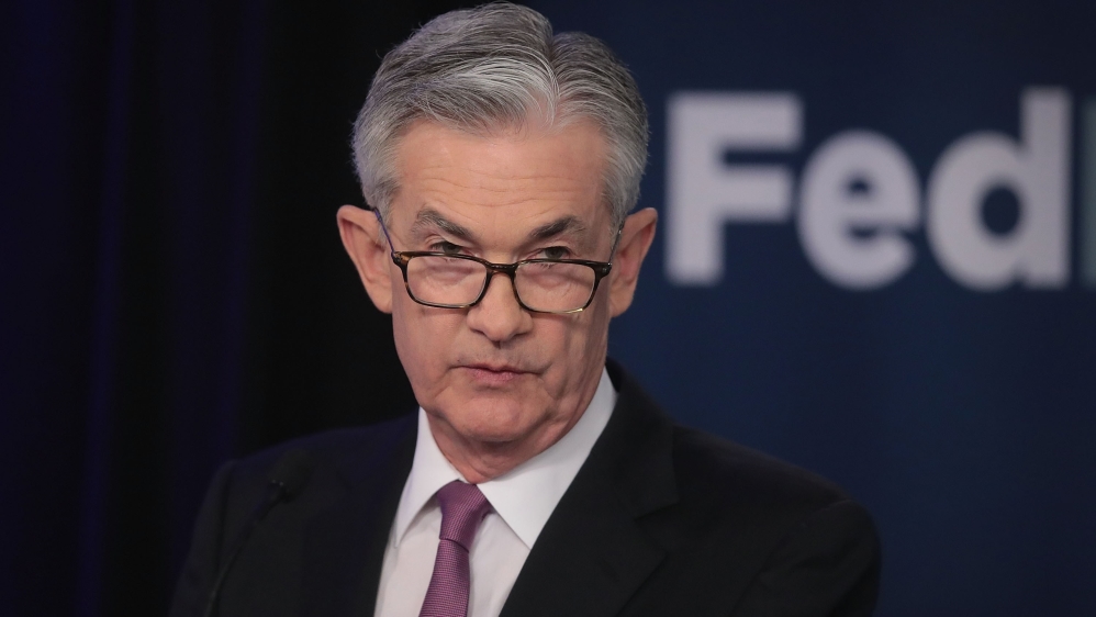 Fed Chair Jerome Powell Attends Conference At Federal Reserve Bank Of Chicago