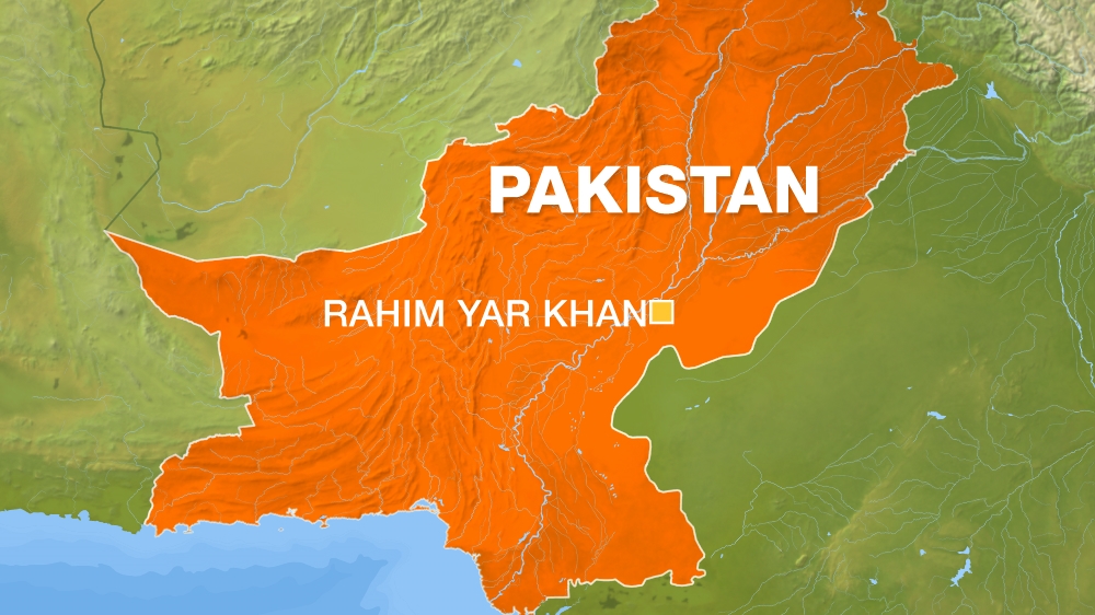 Map of Rahim Yar Khan, Pakistan