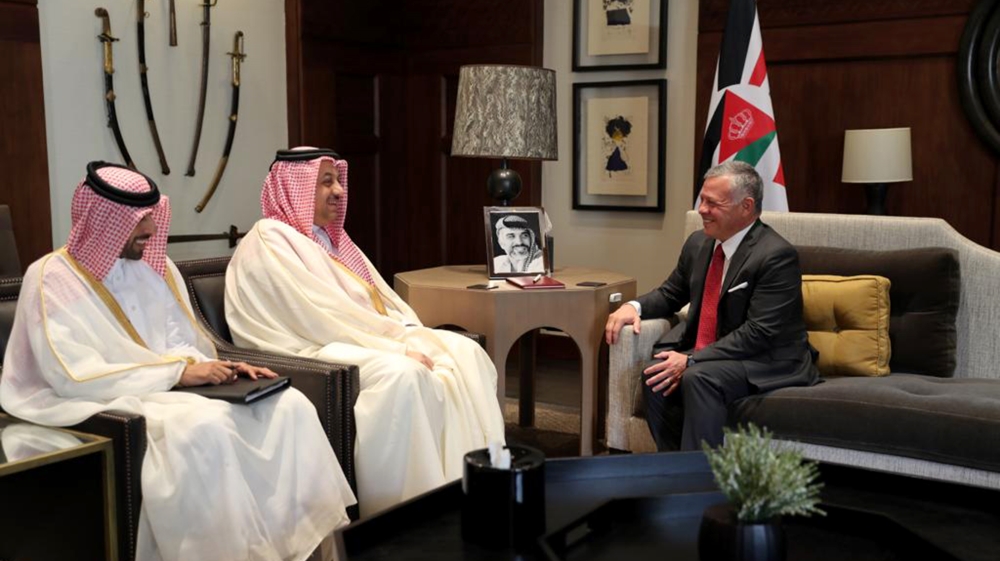King Abdullah II receives Khalid bin Mohammad Al Attiyah in Jordan