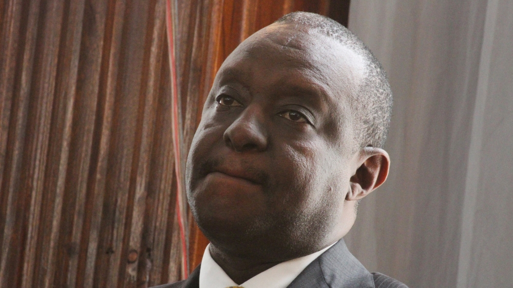 Kenya''s Finance Minister Henry Rotich stands in the dock at the Milimani Law Courts in Nairobi