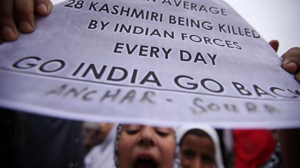 Kashmir protest