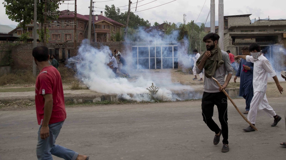 Kashmir Srinagar protest