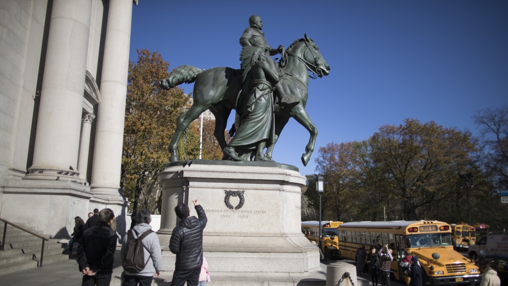 Roosevelt statue - AP photo