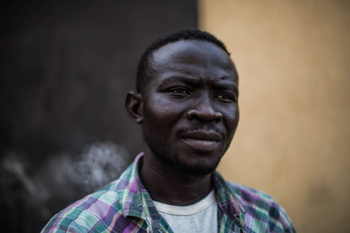 Adbwan Abo Adam, 30 years old and father of 2 children from Sudan, has been in Libya for 2 years. He came to Libya to attempt to go to Europe, but was captured in sea by Libyan Coast guard. Since Apri