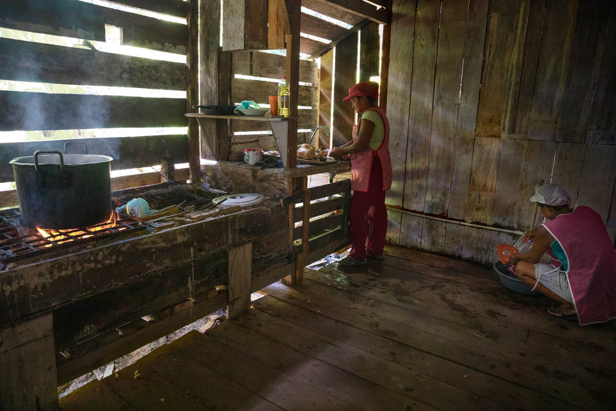 "We rarely go to the hospital because everything is in here, in nature, for fever, stomach problems ... everything is here. For example, for family planning we use avocado bush, yellow leaves, wash an