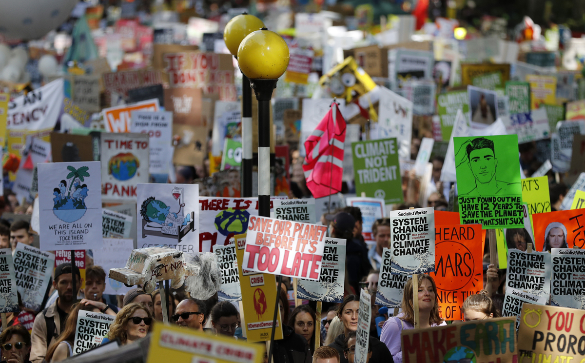 Climate change protests