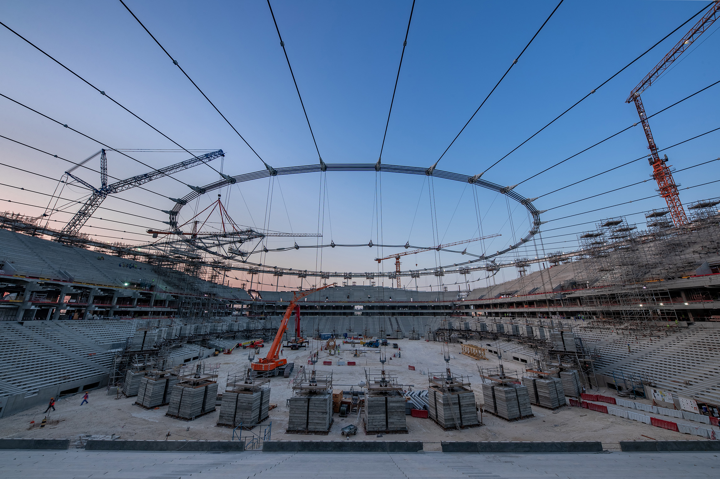 Al Thumama's construction progress [Supreme Committee for Delivery & Legacy]