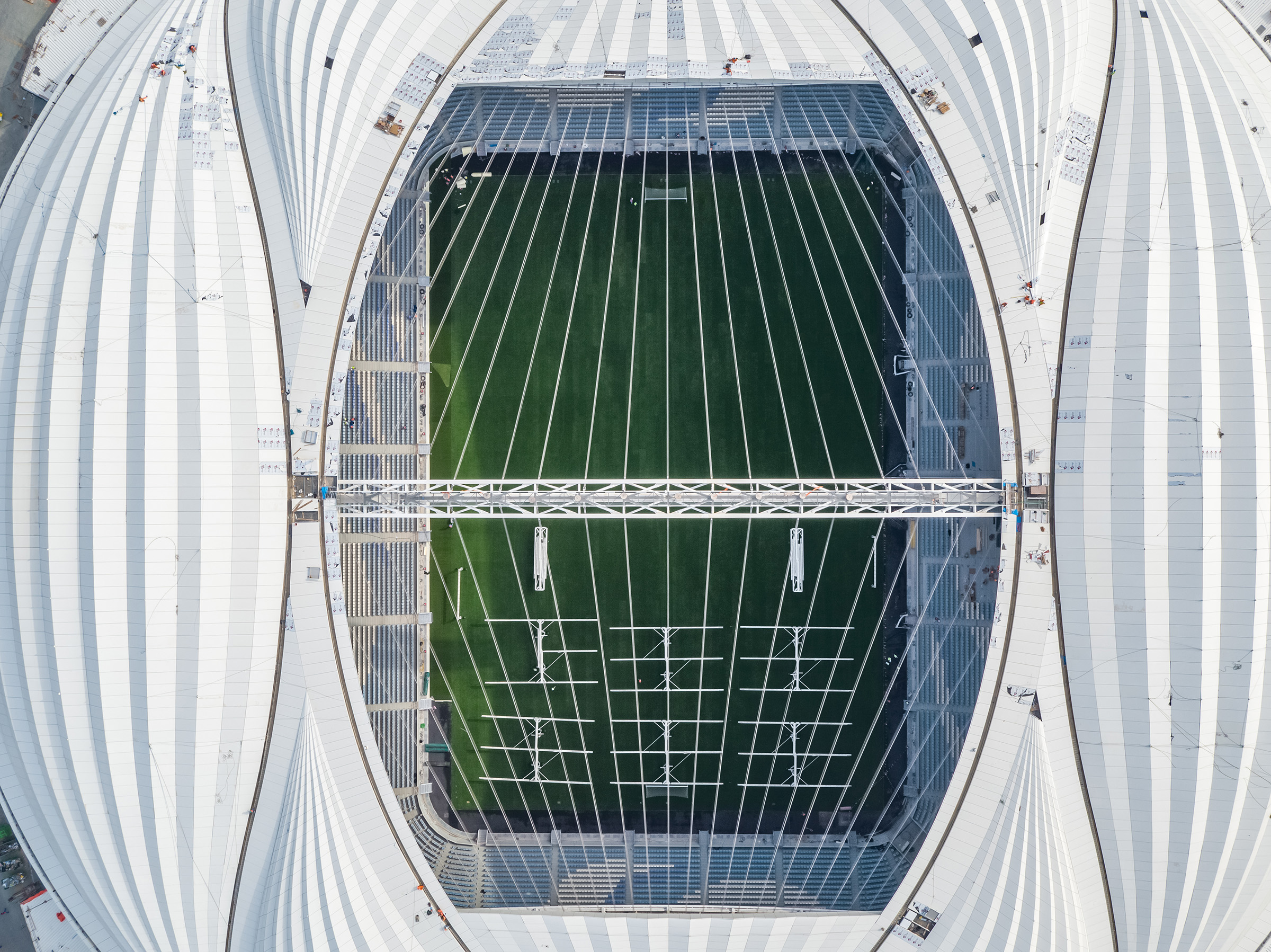 A view of the Al Wakrah stadium from outside [Supreme Committee for Delivery & Legacy]