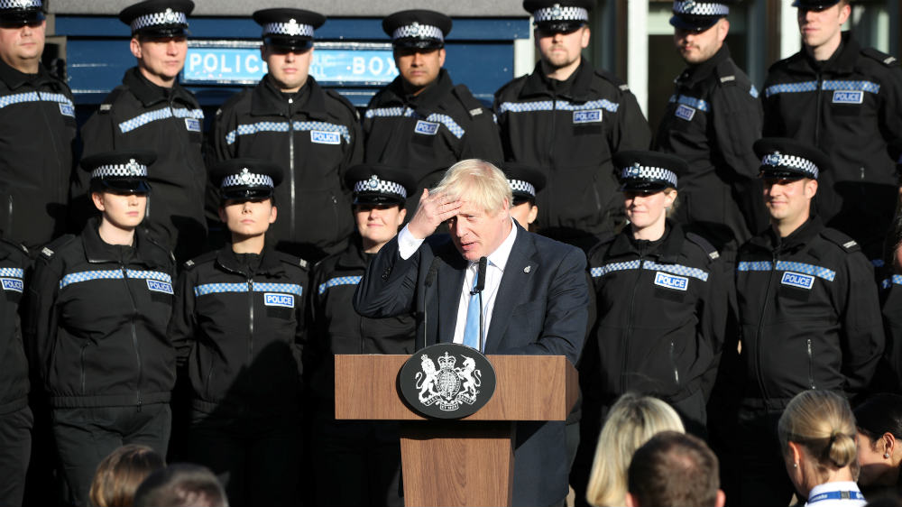 Boris Johnson police academy 9 - reuters
