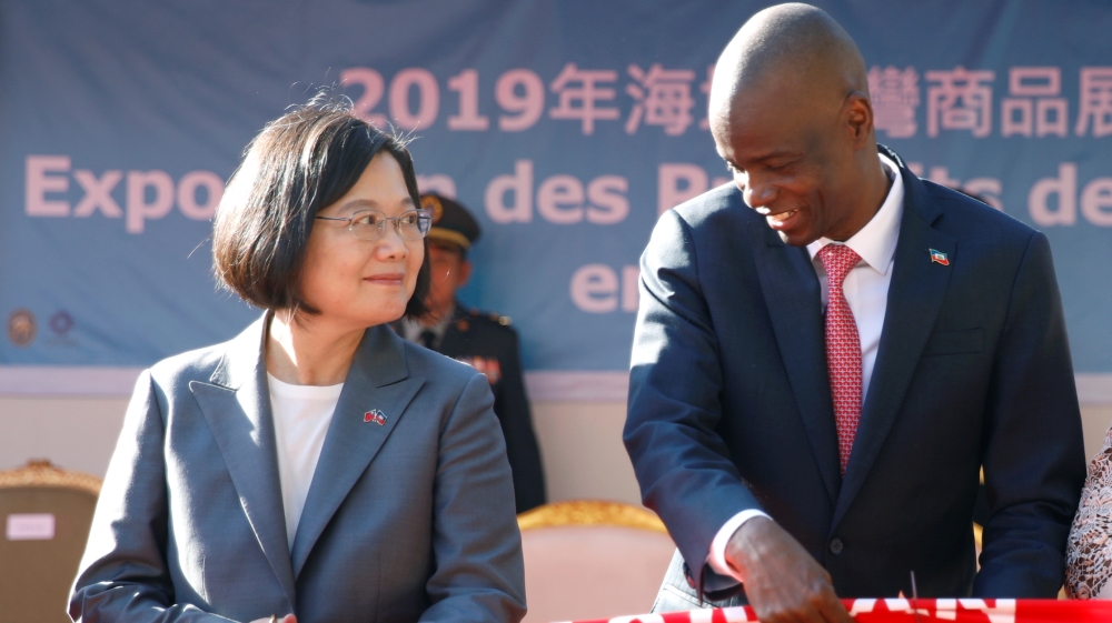 Taiwan's President Tsai Ing-wen visits Haiti