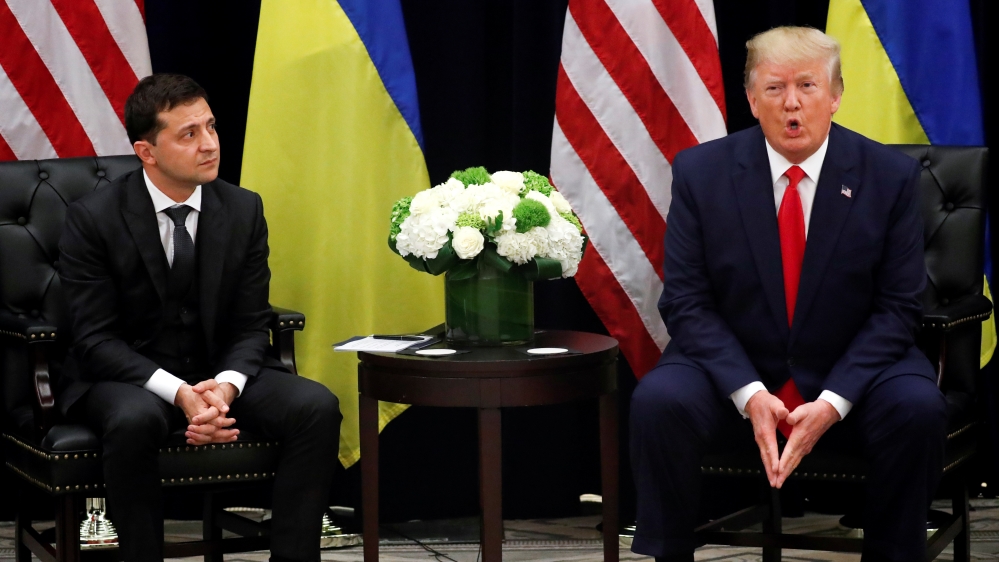 U.S. President Trump meets with Ukraine's President Zelenskiy in New York City, New York