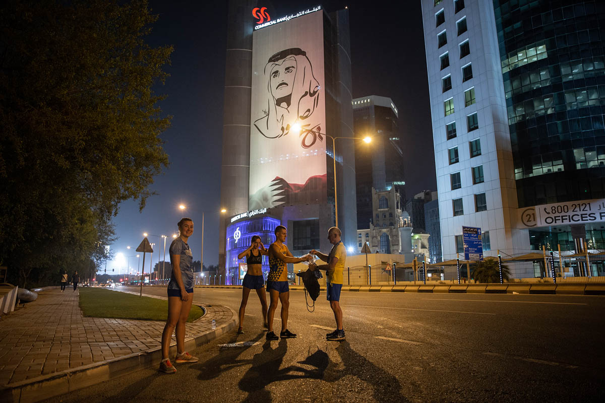 Doha Marathon [Faras Ghani/Al Jazeera]