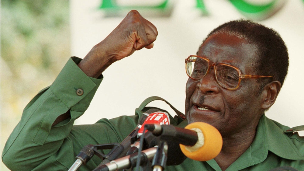 Zimbabwean President Robert Mugabe