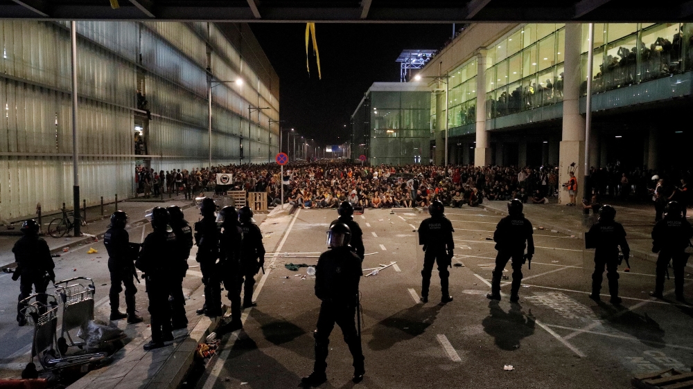 Catalan protests Reuters