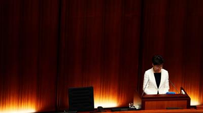 Hong Kong's Chief Executive Carrie Lam