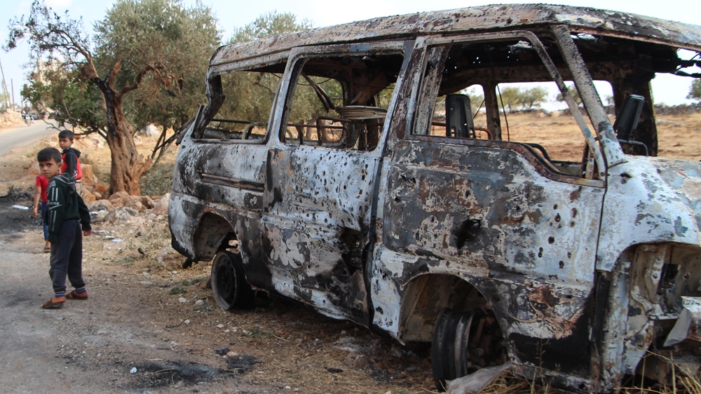 Site of where ISIL leader was killed