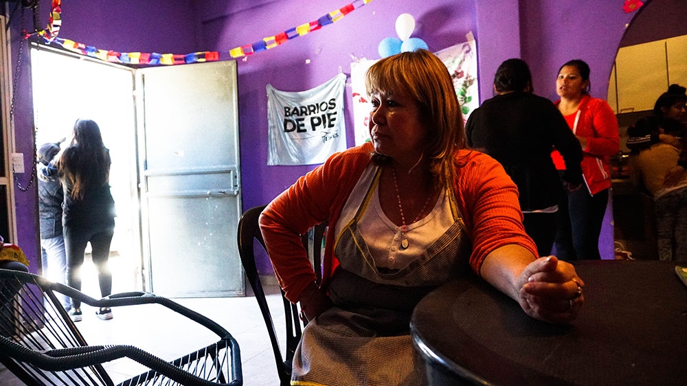 Argentina soup kitchen, Claudia