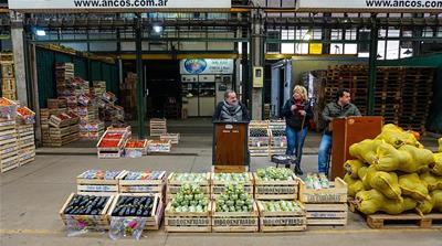 Argentina elections, Gonzalo at the Central Market