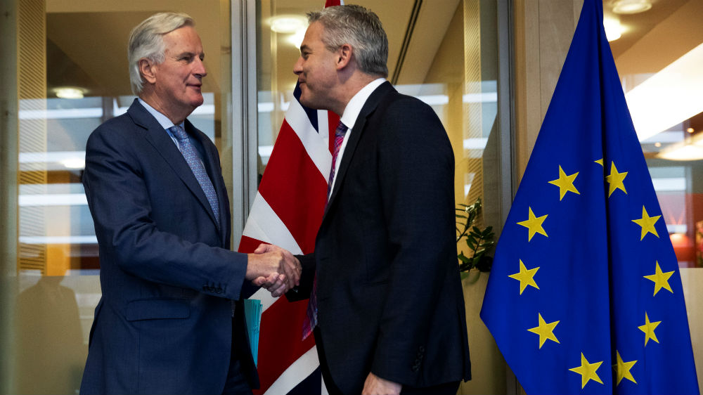 Barnier and Barclay - reuters