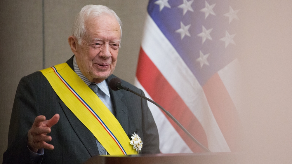 Fresh fall for former USápresident Jimmy Carter