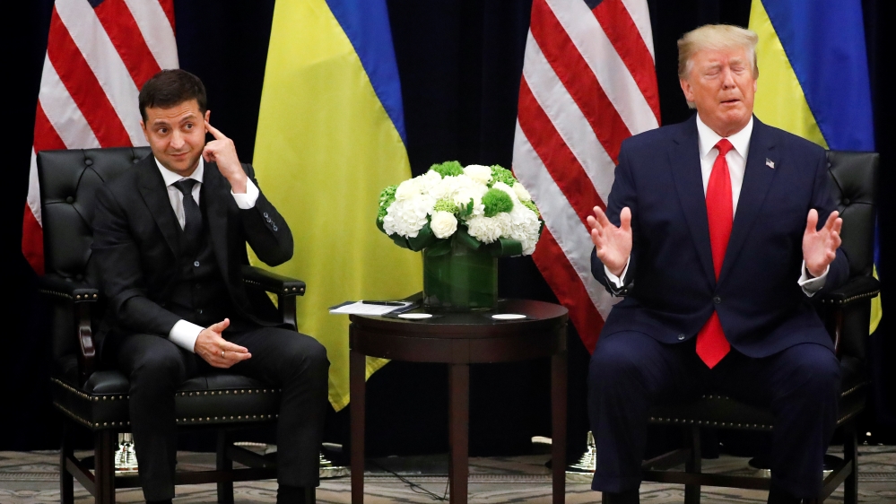 U.S. President Trump meets with Ukraine's President Zelenskiy in New York City, New York